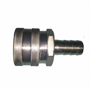 Stainless Female Quick Disconnect x 1/2"Barb-0