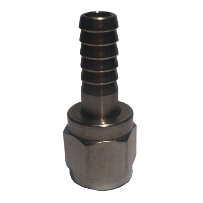 Stainless Steel Swivel Nut 1/4" Barb-0