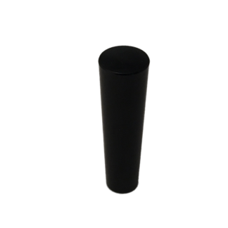 Black Plastic Tap Handle - 2 3/4" Tall-0