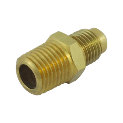 Brass 1/4in MFL x 1/4in MPT RH Half Union